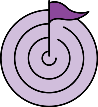 purple target